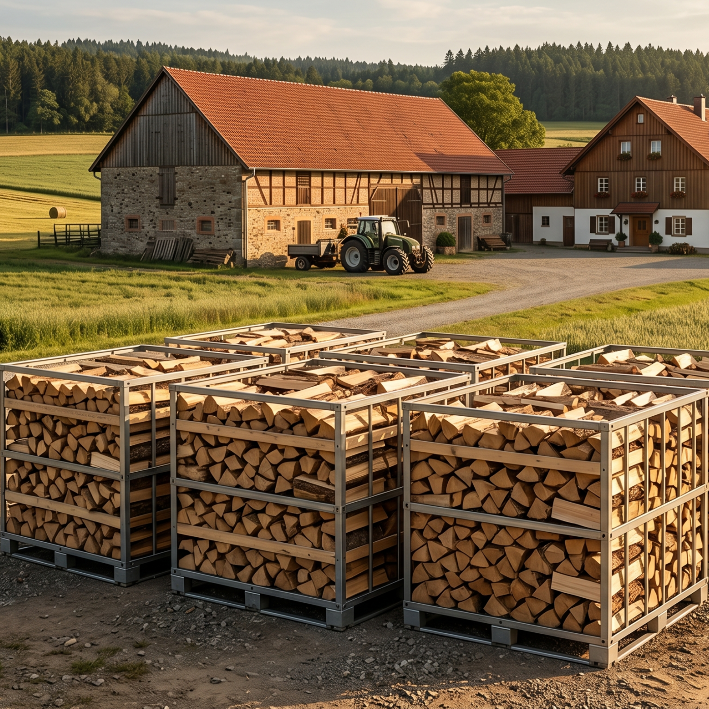 4 Kubikmeter Holz